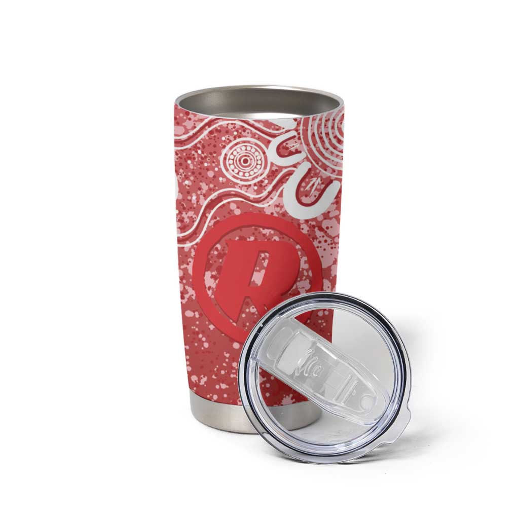 Australian Renegades Cricket Custom Tumbler Cup Minimalism Aboriginal