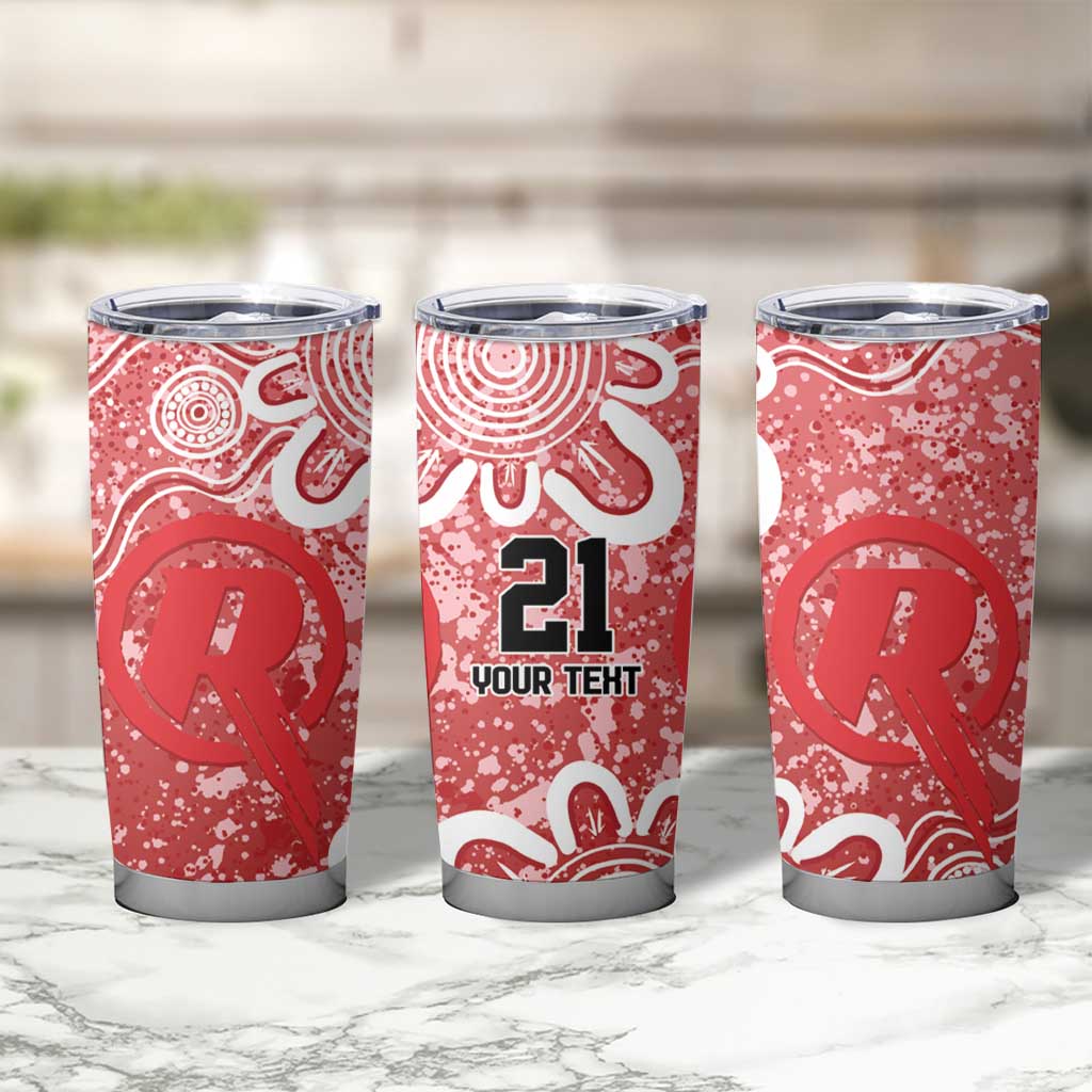 Australian Renegades Cricket Custom Tumbler Cup Minimalism Aboriginal