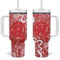 Australian Renegades Cricket Custom Tumbler With Handle Minimalism Aboriginal