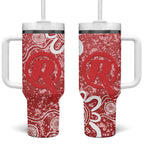 Australian Renegades Cricket Custom Tumbler With Handle Minimalism Aboriginal