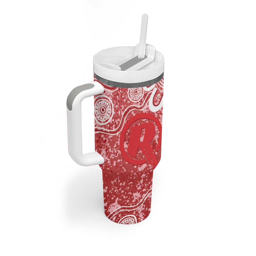 Australian Renegades Cricket Custom Tumbler With Handle Minimalism Aboriginal