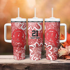Australian Renegades Cricket Custom Tumbler With Handle Minimalism Aboriginal