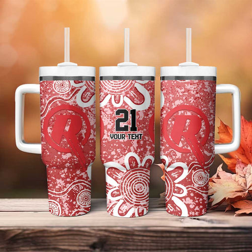 Australian Renegades Cricket Custom Tumbler With Handle Minimalism Aboriginal