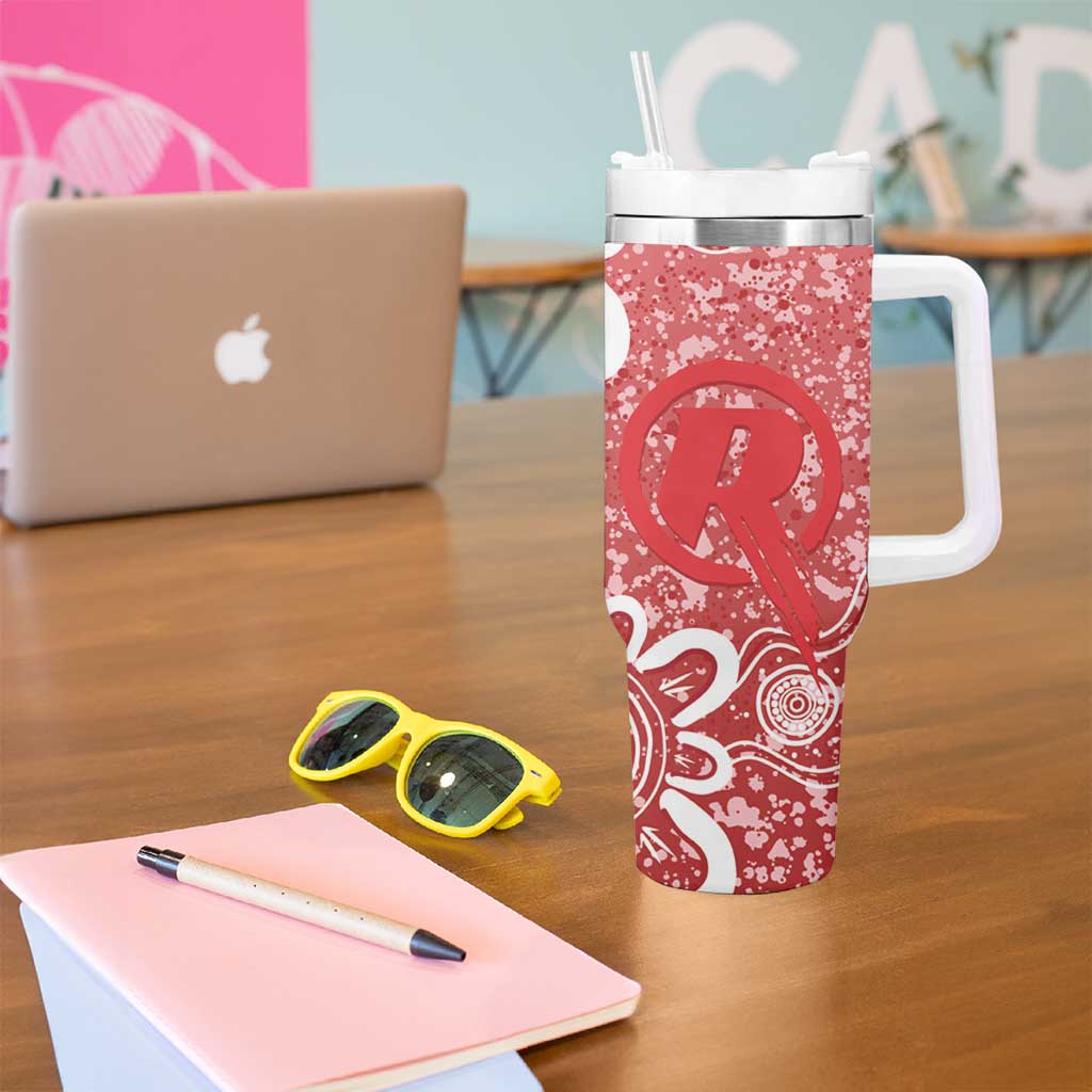 Australian Renegades Cricket Custom Tumbler With Handle Minimalism Aboriginal