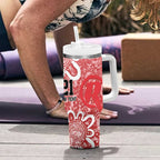 Australian Renegades Cricket Custom Tumbler With Handle Minimalism Aboriginal