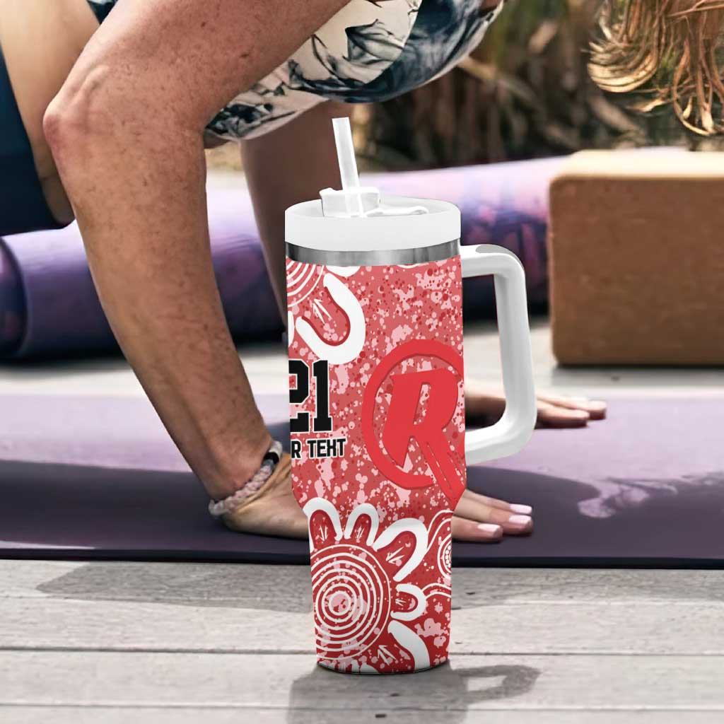 Australian Renegades Cricket Custom Tumbler With Handle Minimalism Aboriginal