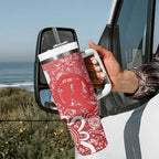 Australian Renegades Cricket Custom Tumbler With Handle Minimalism Aboriginal