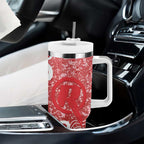 Australian Renegades Cricket Custom Tumbler With Handle Minimalism Aboriginal