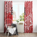 Australian Renegades Cricket Custom Window Curtain Minimalism Aboriginal