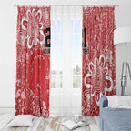 Australian Renegades Cricket Custom Window Curtain Minimalism Aboriginal