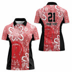 Australian Renegades Cricket Custom Women Polo Shirt Minimalism Aboriginal