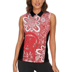 Australian Renegades Cricket Custom Women Sleeveless Polo Shirt Minimalism Aboriginal