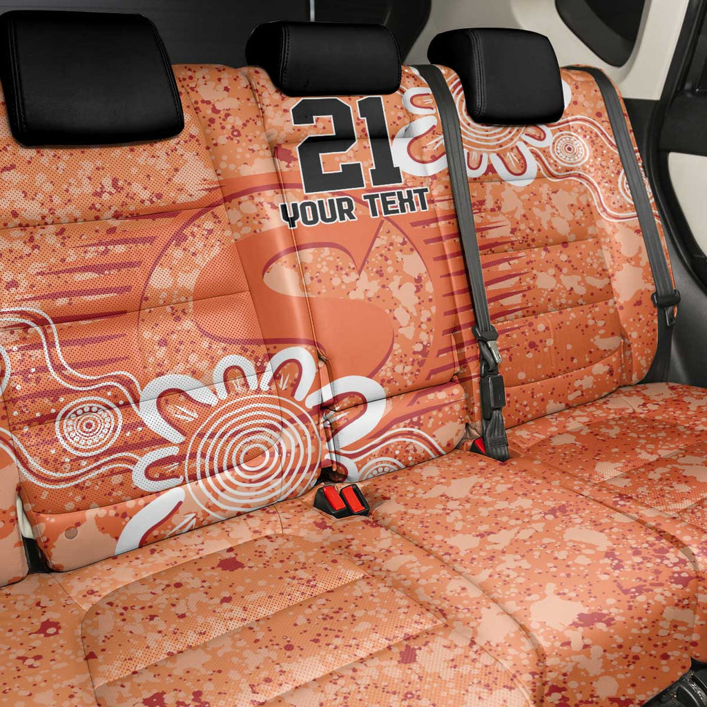 Australian Scorchers Cricket Custom Back Car Seat Cover Minimalism Aboriginal