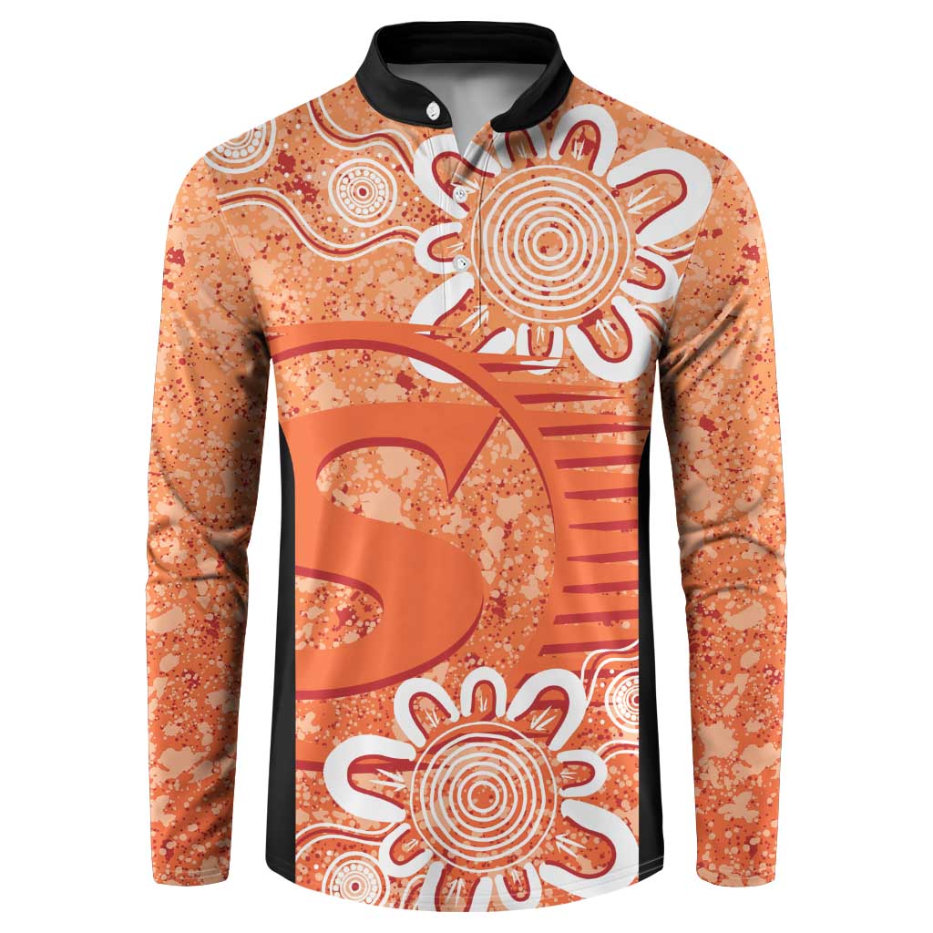 Australian Scorchers Cricket Custom Button Sweatshirt Minimalism Aboriginal