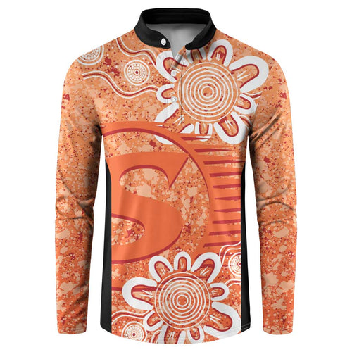 Australian Scorchers Cricket Custom Button Sweatshirt Minimalism Aboriginal