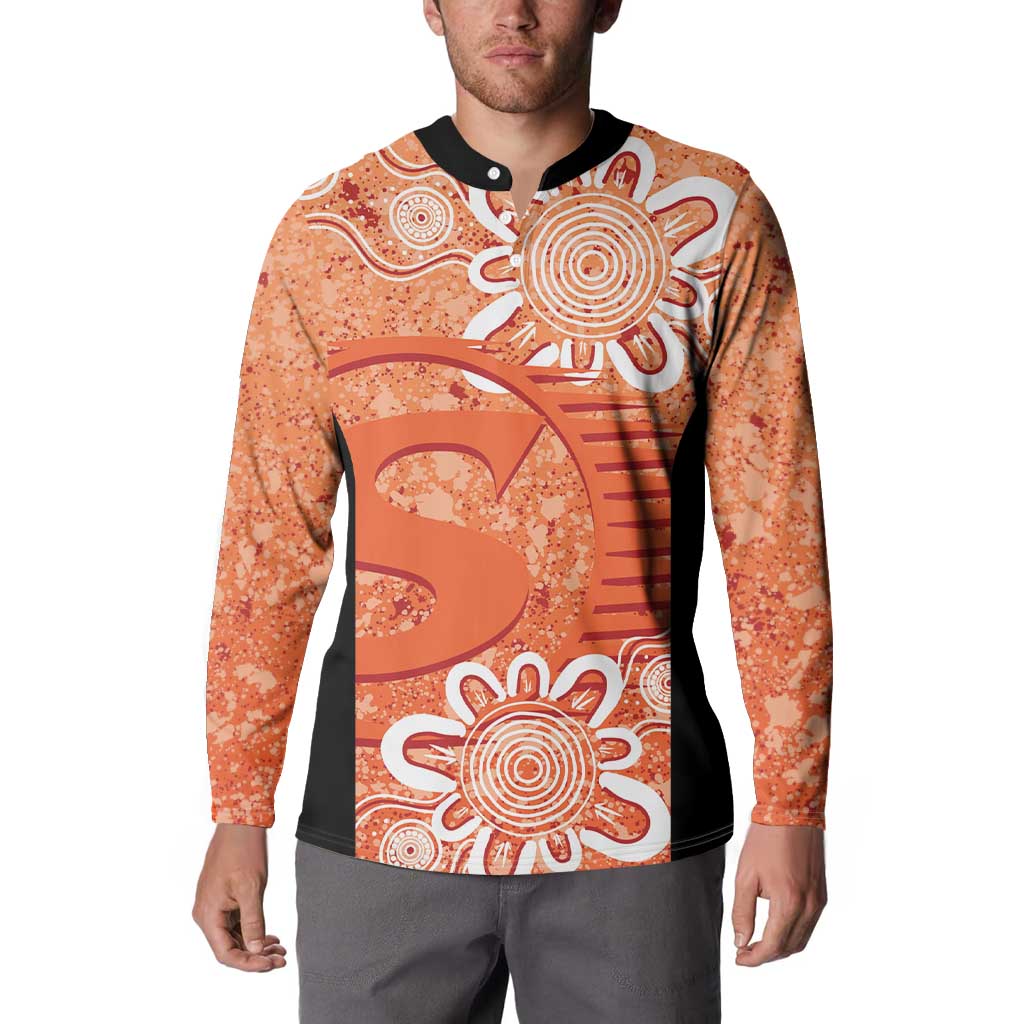 Australian Scorchers Cricket Custom Button Sweatshirt Minimalism Aboriginal
