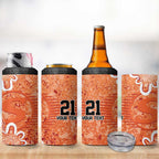 Australian Scorchers Cricket Custom 4 in 1 Can Cooler Tumbler Minimalism Aboriginal