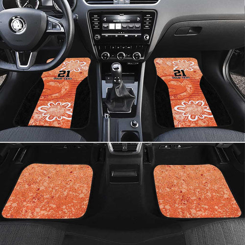Australian Scorchers Cricket Custom Car Mats Minimalism Aboriginal
