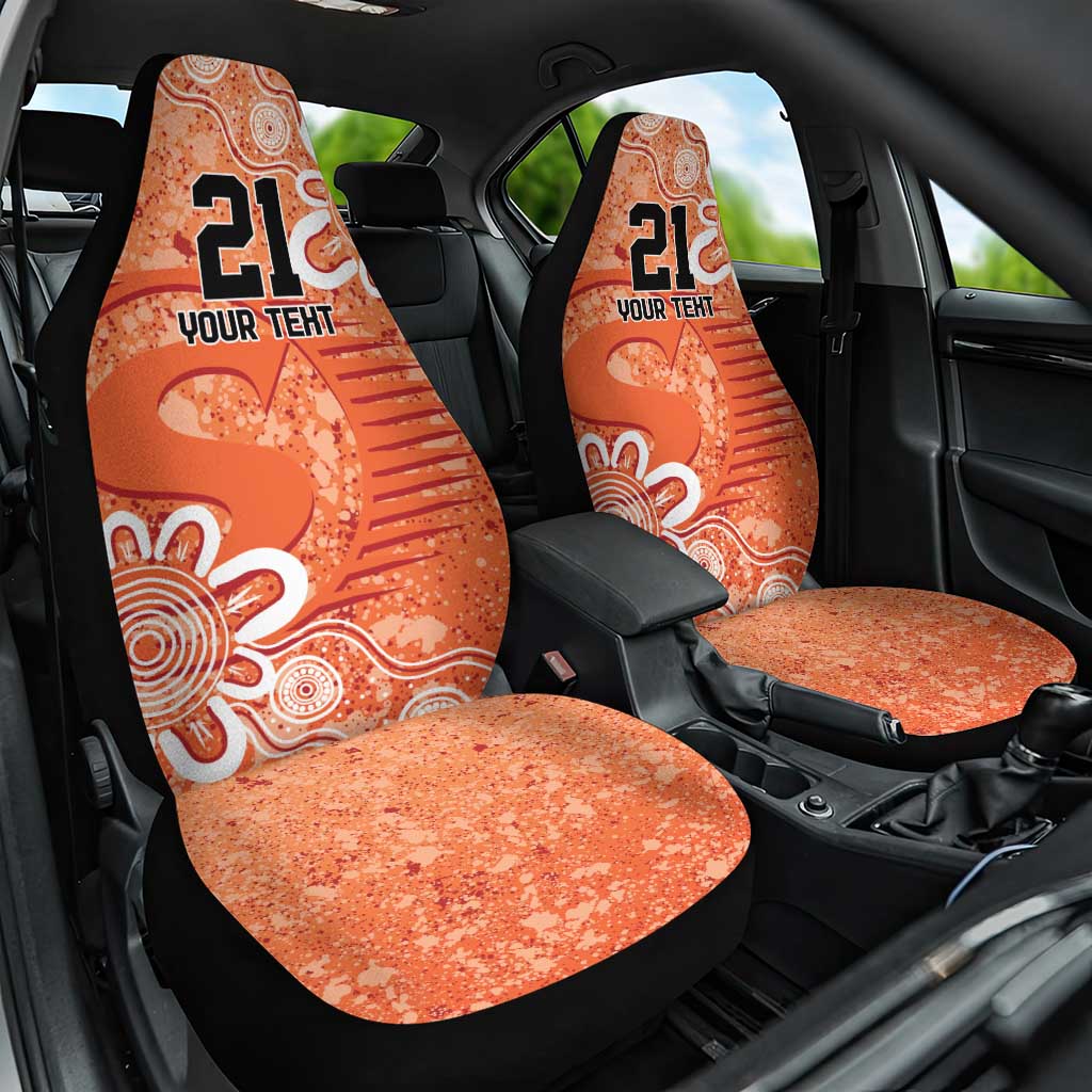 Australian Scorchers Cricket Custom Car Seat Cover Minimalism Aboriginal
