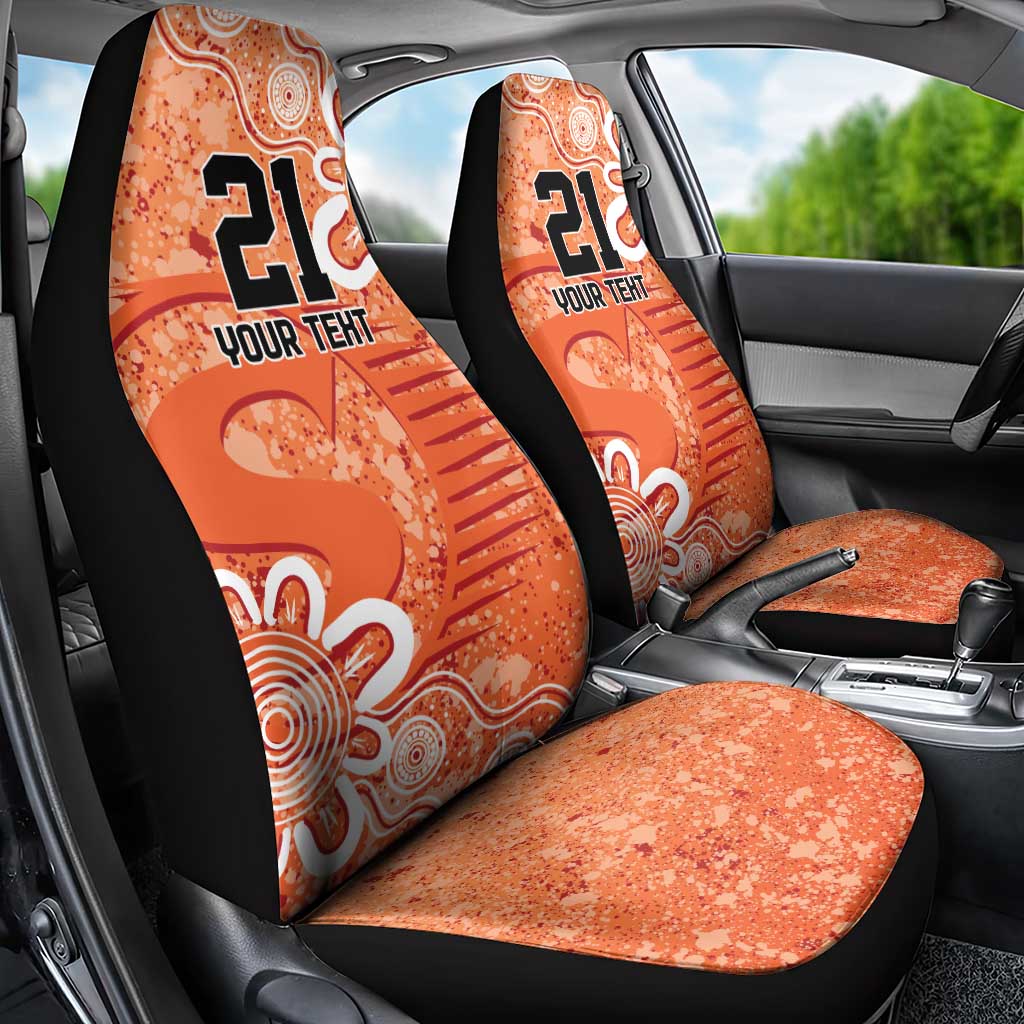 Australian Scorchers Cricket Custom Car Seat Cover Minimalism Aboriginal