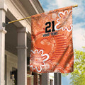 Australian Scorchers Cricket Custom Garden Flag Minimalism Aboriginal