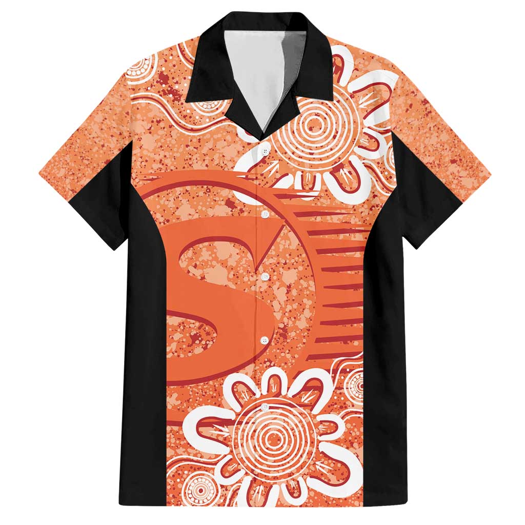 Australian Scorchers Cricket Custom Hawaiian Shirt Minimalism Aboriginal