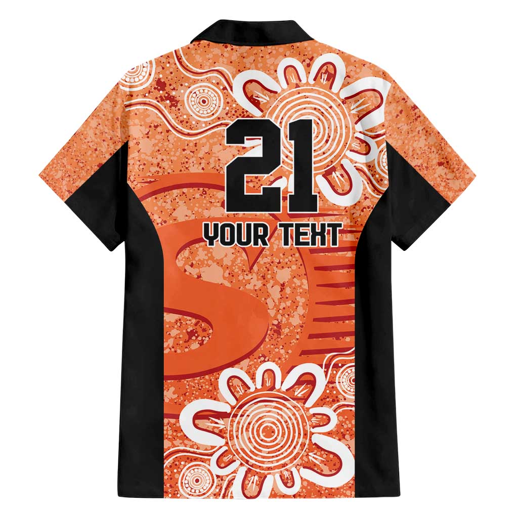 Australian Scorchers Cricket Custom Hawaiian Shirt Minimalism Aboriginal