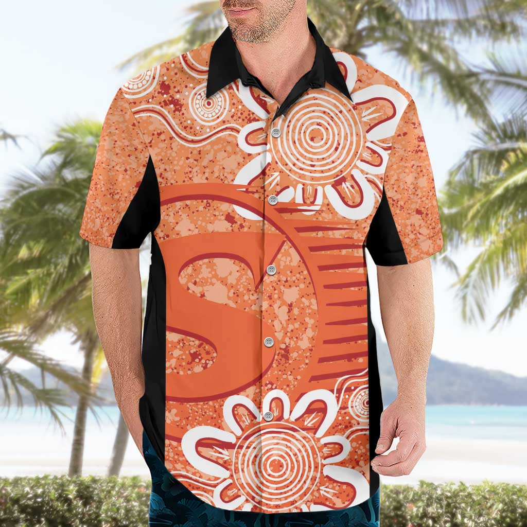 Australian Scorchers Cricket Custom Hawaiian Shirt Minimalism Aboriginal