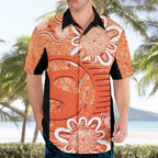 Australian Scorchers Cricket Custom Hawaiian Shirt Minimalism Aboriginal