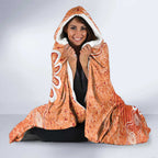 Australian Scorchers Cricket Custom Hooded Blanket Minimalism Aboriginal