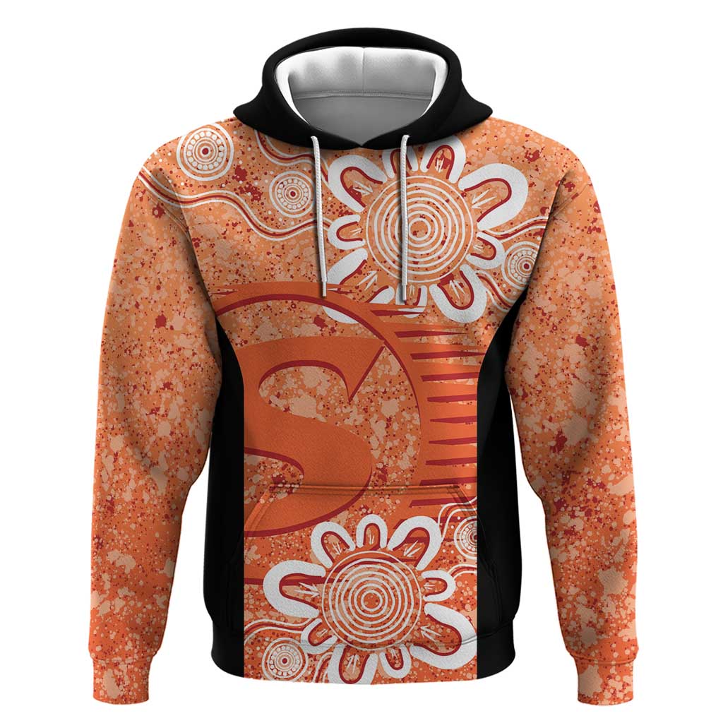 Australian Scorchers Cricket Custom Hoodie Minimalism Aboriginal