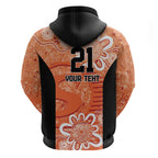 Australian Scorchers Cricket Custom Hoodie Minimalism Aboriginal