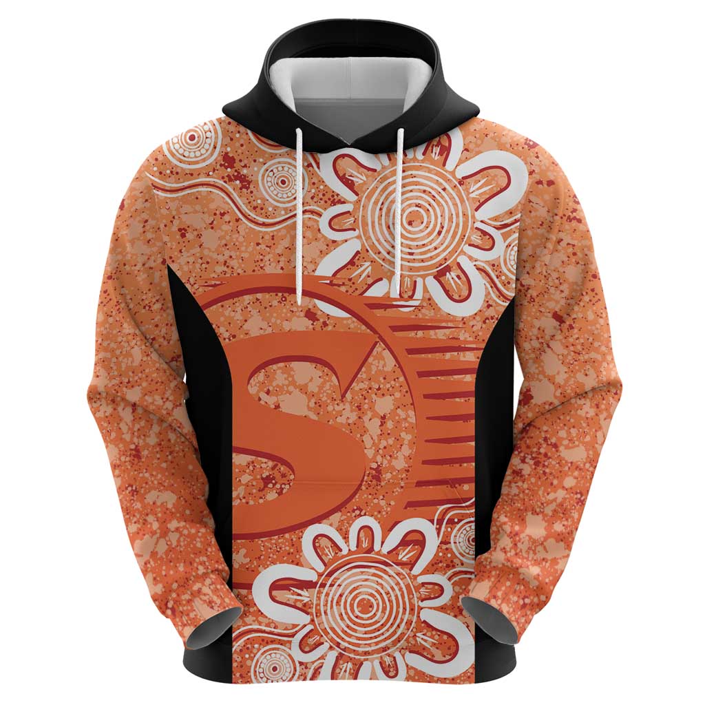 Australian Scorchers Cricket Custom Hoodie Minimalism Aboriginal