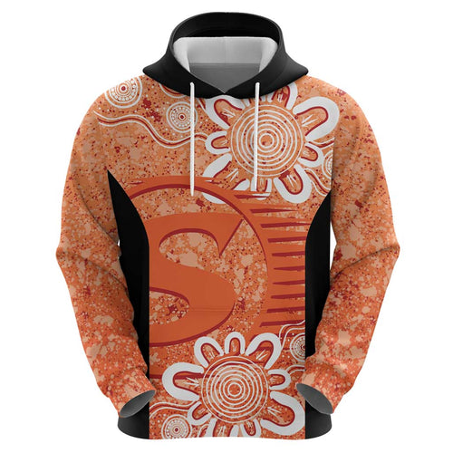 Australian Scorchers Cricket Custom Hoodie Minimalism Aboriginal