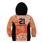 Australian Scorchers Cricket Custom Kid Hoodie Minimalism Aboriginal