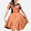 Australian Scorchers Cricket Custom Kid Short Sleeve Dress Minimalism Aboriginal