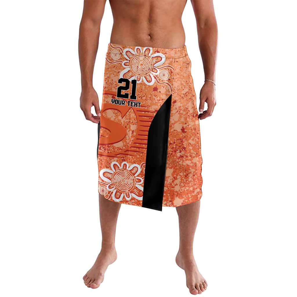 Australian Scorchers Cricket Custom Lavalava Minimalism Aboriginal