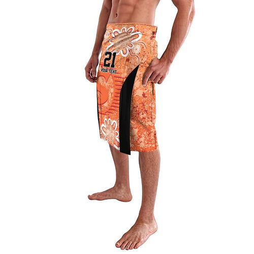 Australian Scorchers Cricket Custom Lavalava Minimalism Aboriginal