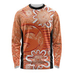 Australian Scorchers Cricket Custom Long Sleeve Shirt Minimalism Aboriginal