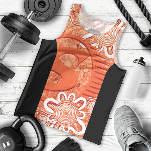 Australian Scorchers Cricket Custom Men Tank Top Minimalism Aboriginal