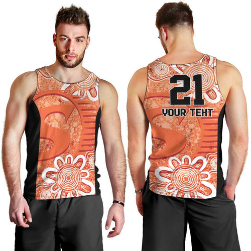 Australian Scorchers Cricket Custom Men Tank Top Minimalism Aboriginal