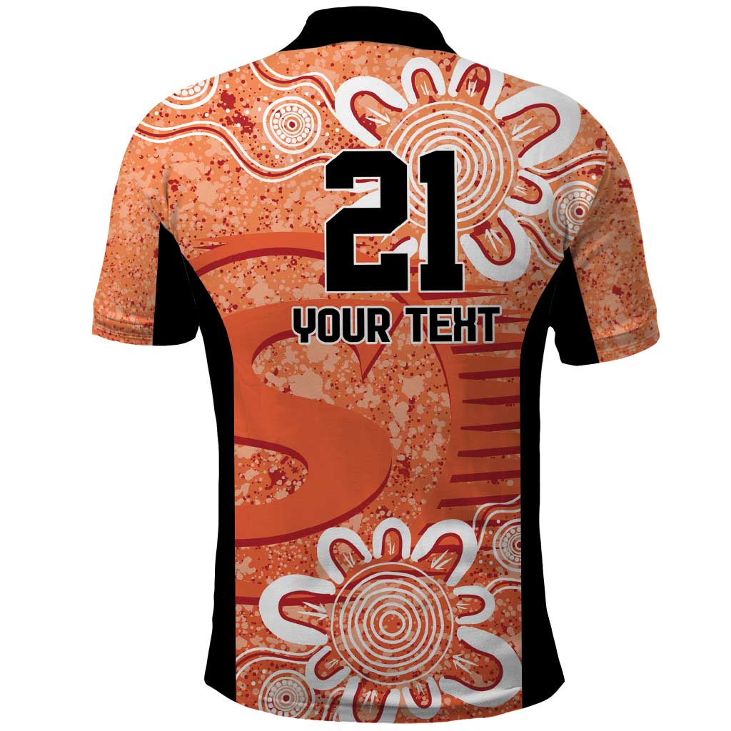 Australian Scorchers Cricket Custom Polo Shirt Minimalism Aboriginal
