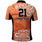 Australian Scorchers Cricket Custom Polo Shirt Minimalism Aboriginal