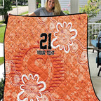Australian Scorchers Cricket Custom Quilt Minimalism Aboriginal