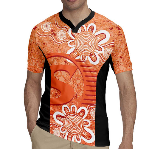 Australian Scorchers Cricket Custom Rugby Jersey Minimalism Aboriginal