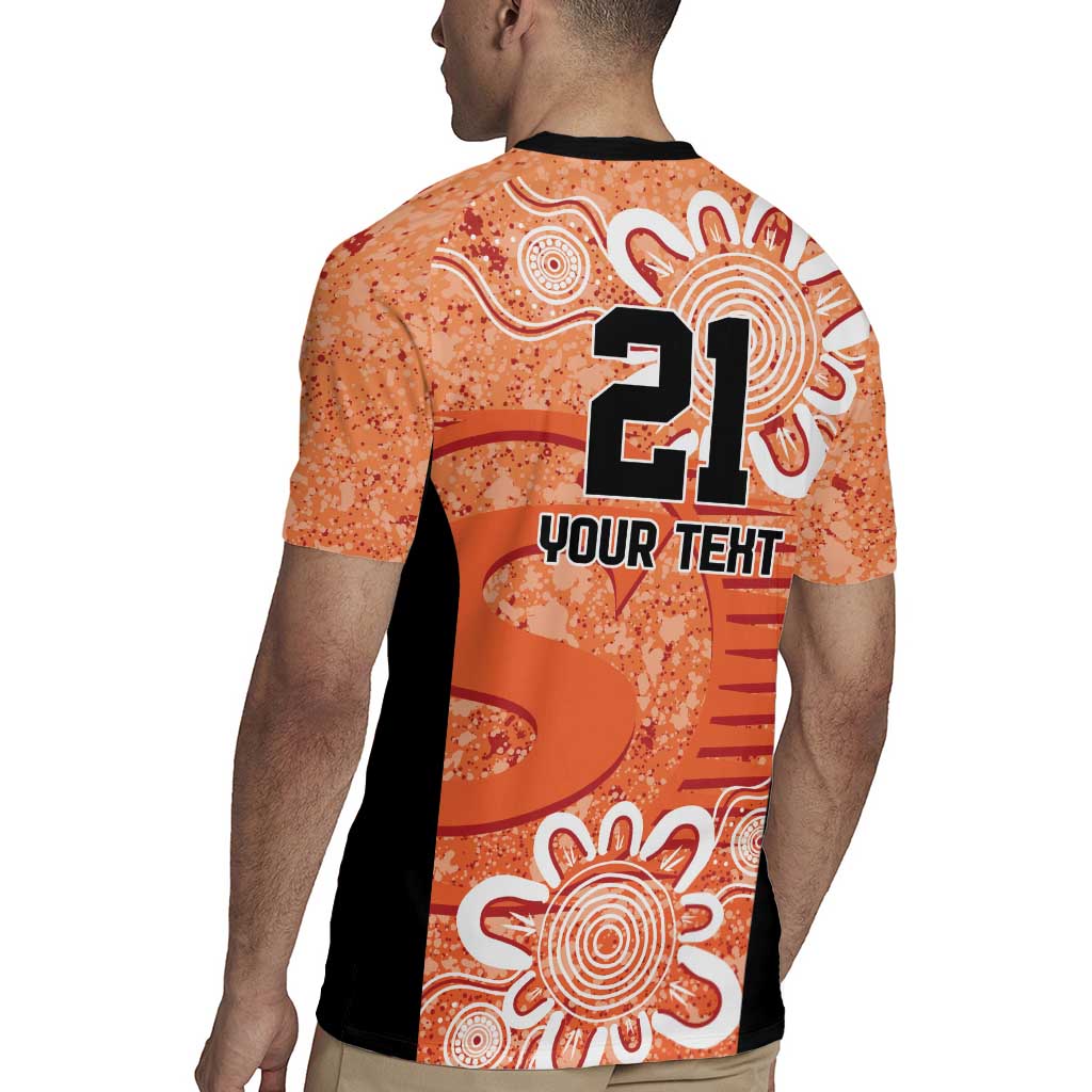 Australian Scorchers Cricket Custom Rugby Jersey Minimalism Aboriginal