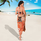 Australian Scorchers Cricket Custom Sarong Minimalism Aboriginal