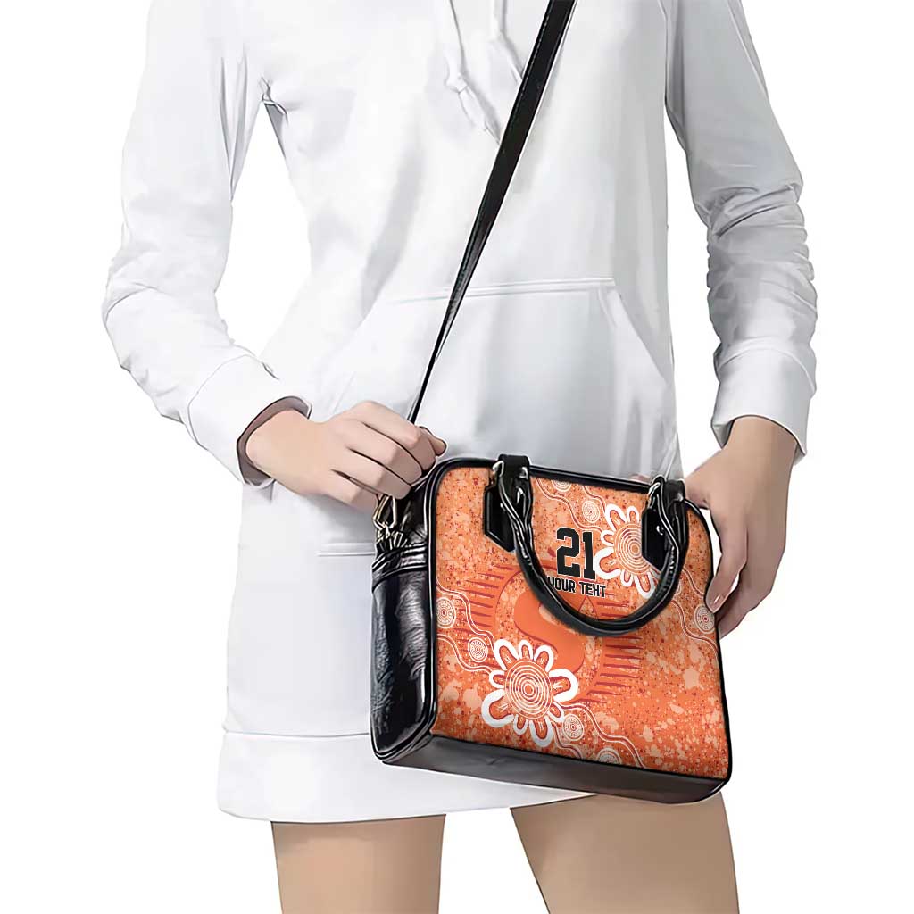 Australian Scorchers Cricket Custom Shoulder Handbag Minimalism Aboriginal