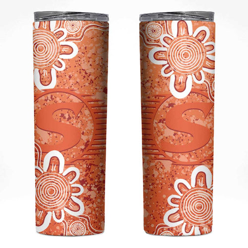 Australian Scorchers Cricket Custom Skinny Tumbler Minimalism Aboriginal