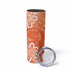 Australian Scorchers Cricket Custom Skinny Tumbler Minimalism Aboriginal